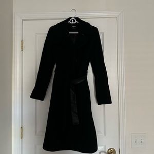 DKNY Black Pea Coat Size:4.